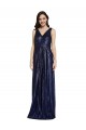 Long V-Neck Sparking Formal Sequin Bridesmaid Dress / Prom Dress with Low V-Back Melbourne