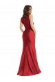 Square Neck Formal Silky Satin Mermaid Bridesmaid Dress / Prom Dress with Side Slit Melbourne