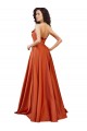 Strapless Sweep Train Formal Silky Satin Bridesmaid Dress / Prom Dress with Pleats Melbourne