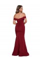 Off Shoulder Sleeves Sweetheart Neckline Long Formal Spandex Bridesmaid Dress / Prom Dress Melbourne