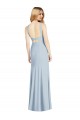 High Neck Backless Formal Crepe Trumpet Bridesmaid Dress Melbourne
