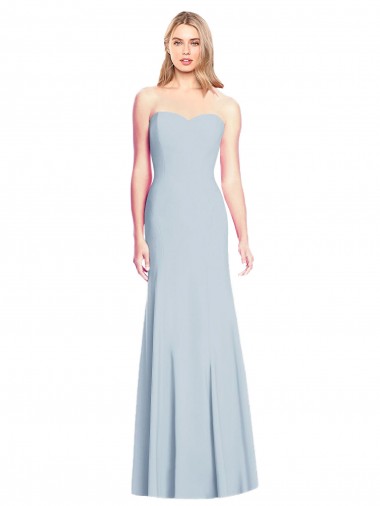 Shop Sweetheart Strapless Flared Skirt Maxi Bridesmaid Dress / Prom Dress Melbourne