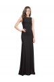 Sleeveless Bateau Neckline Crepe Bridesmaid Dress / Prom Dress with Twist Back Melbourne