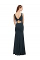 Sleeveless Bateau Neckline Crepe Bridesmaid Dress / Prom Dress with Twist Back Melbourne