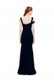 Sleeveless Formal Crepe Mermaid Bridesmaid Dress / Prom Dress with Side Slit Melbourne