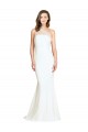 Soft Tulle Shoulder Overlay Mermaid One Shoulder Formal Crepe Bridesmaid Dress Melbourne
