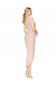 Knee Length Short Formal Crepe Bridesmaid Dress / Prom Dress Melbourne