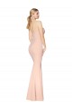 Sweetheart Shirred Neck Long Floor Length Formal Crepe Bridesmaid Dress / Prom Dress Melbourne