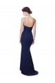 Deep V-Neck Spaghetti Straps Mermaid Formal Crepe Bridesmaid Dress / Prom Dress Melbourne