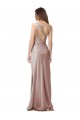 One Shoulder Black-Tie Floor Length Long Formal Stretch Satin Bridesmaid Dress / Prom Dress Melbourne