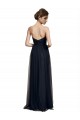 Strapless Sequined Lace Long Bridesmaid Dress with Pleats Melbourne