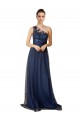 Sequined Floral Lace Sweetheart Tulle Bridesmaid Dress