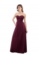Strapless Tulle A-line bridesmaid dress with pleated top Melbourne