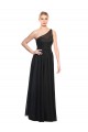 Ruched One Shoulder Tulle A-Line Bridesmaid Dress Melbourne