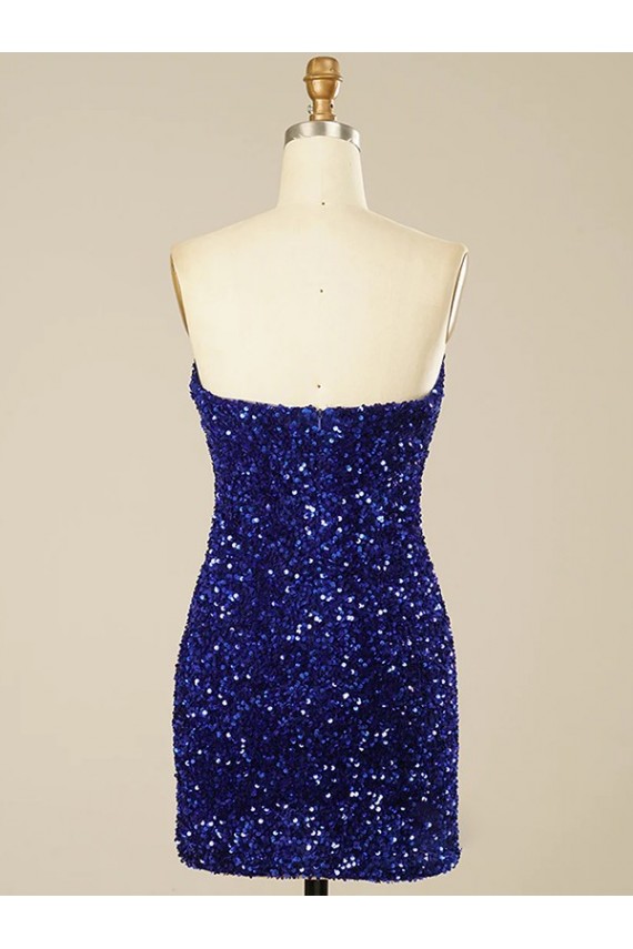 Short Sweetheart Velvet Sequin Homecoming Dress / Prom Dress Melbourne