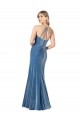 Vintage Velvet High Neck Formal Bridesmaid Dress / Prom Dress with Strappy Back Melbourne